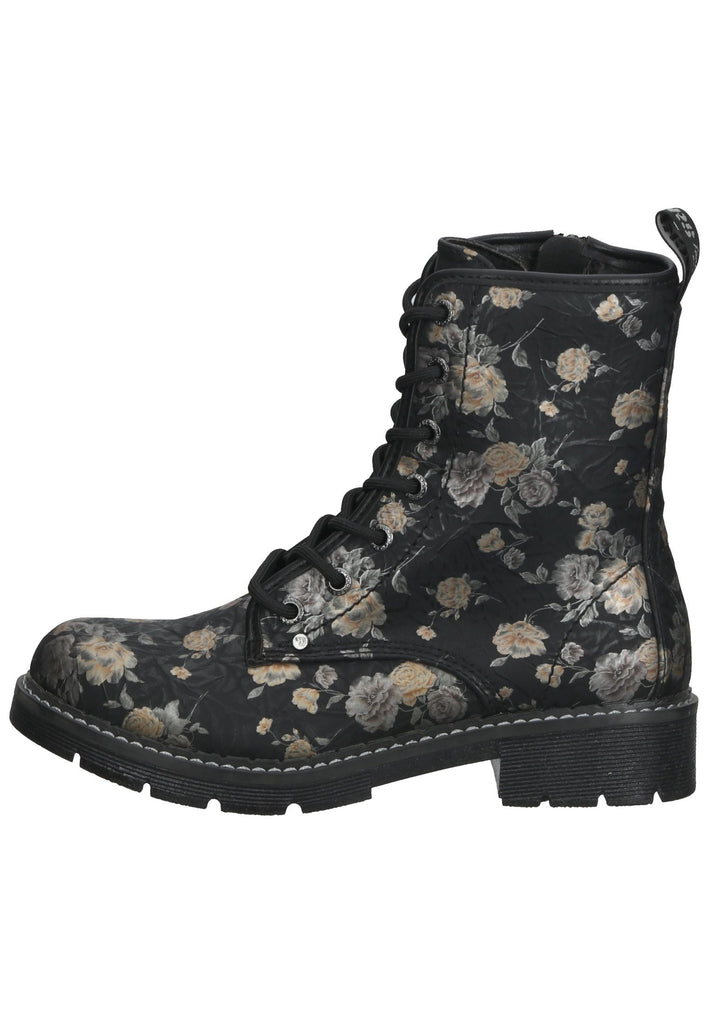 Stiefeletten Dockers Stiefelette Lederimitat Schwarz Multi
