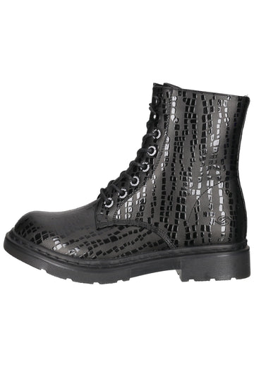 Stiefeletten Dockers Stiefelette Lederimitat Schwarz Multi