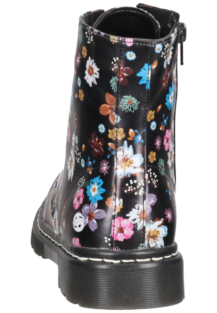 Stiefeletten Dockers Stiefelette Lederimitat Schwarz/Orange