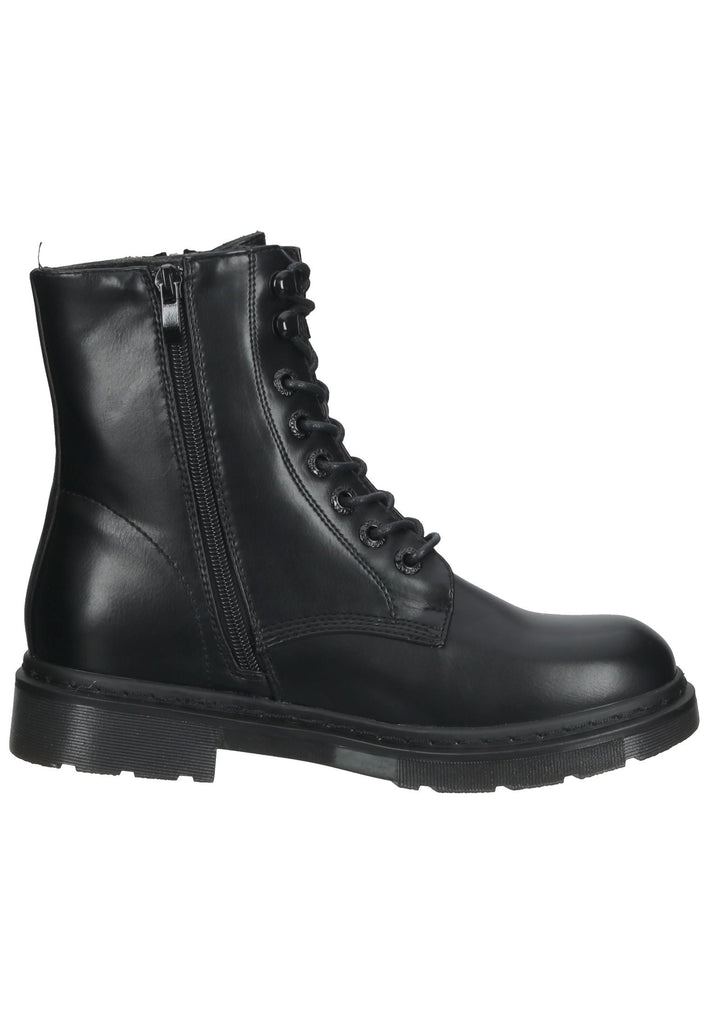Stiefeletten Dockers Stiefelette Lederimitat Schwarz Warmfutter