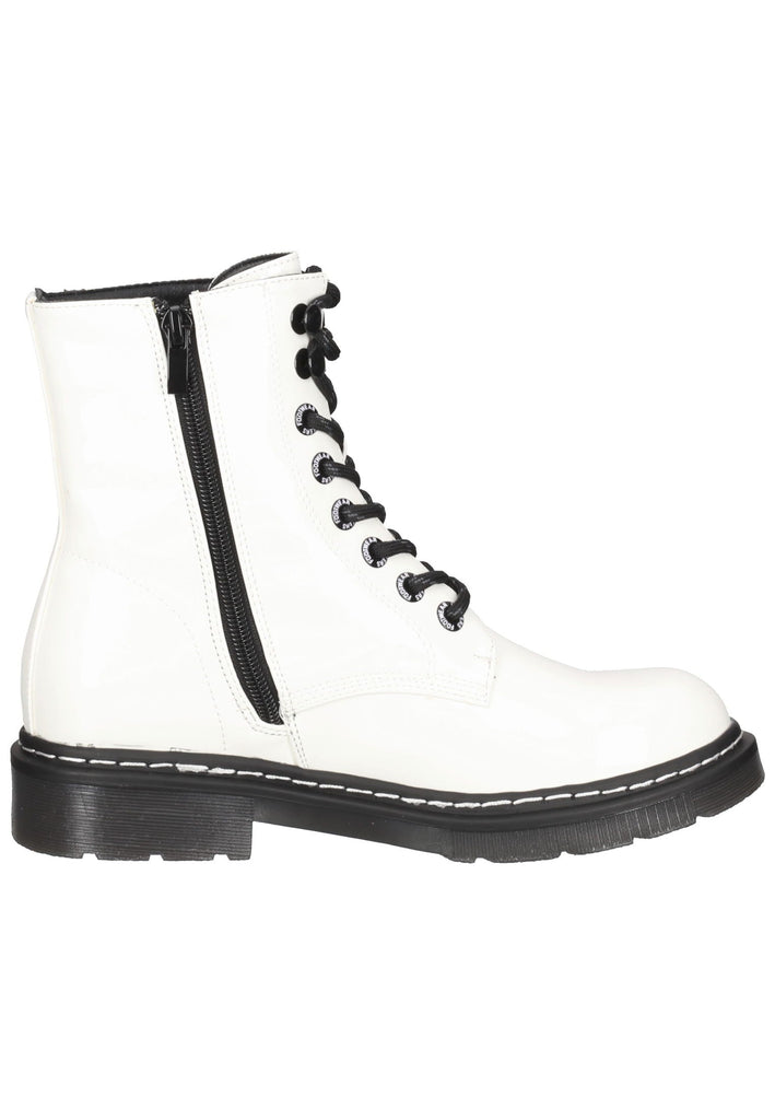 Stiefeletten Dockers Stiefelette Lederimitat Weiß