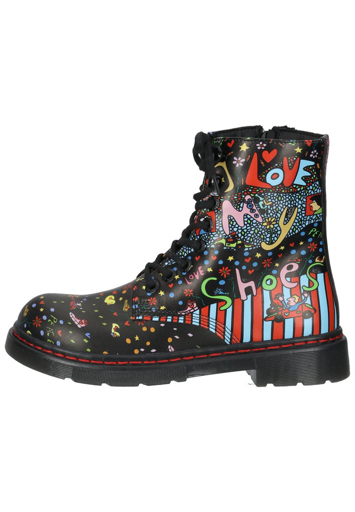 Stiefeletten Dockers Stiefelette PU Schwarz