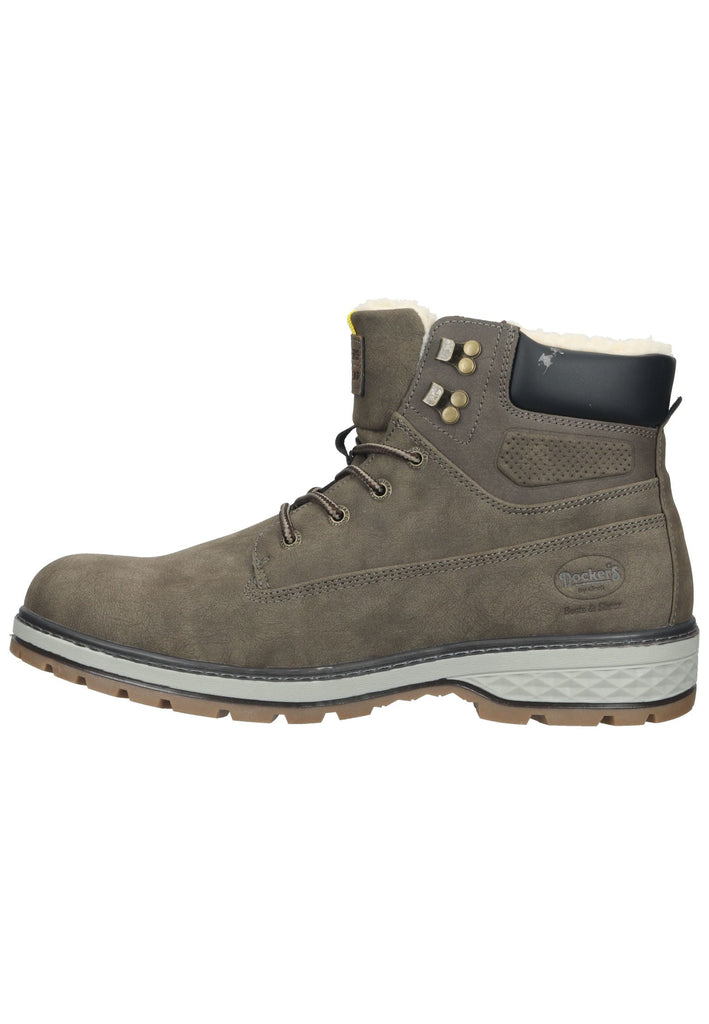 Stiefeletten Dockers Stiefelette Synthetik Khaki Warmfutter