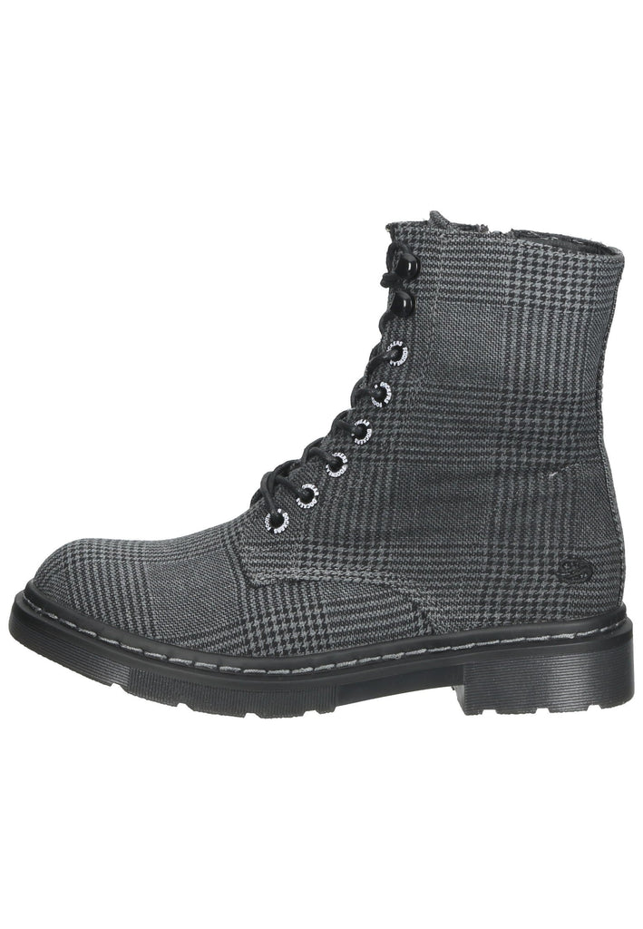 Stiefeletten Dockers Stiefelette Textil Schwarz