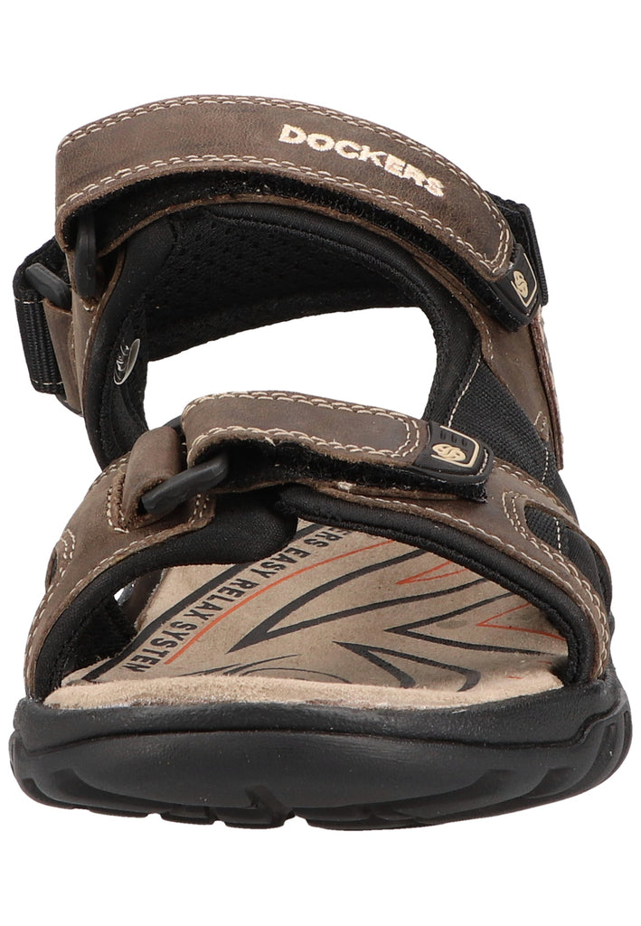 Dockers Wanderschuhe Leder/Textil Cafe