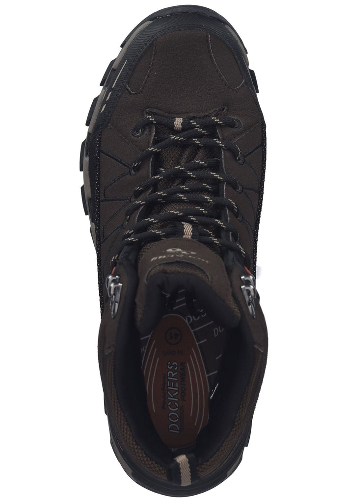 Dockers Wanderschuhe Lederimitat Braun/Schwarz
