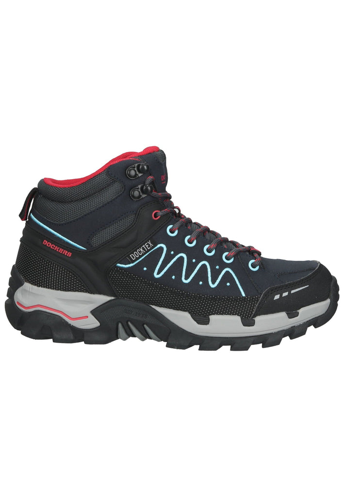 Dockers Wanderschuhe Lederimitat Navy/Rot