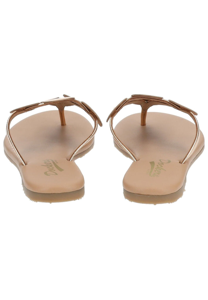 Dockers Zehensteg Nappaleder Braun/Gold