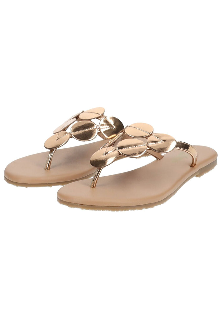 Dockers Zehensteg Nappaleder Braun/Gold