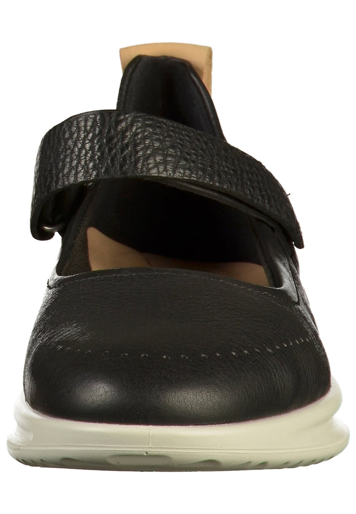 ecco Ballerinas Leder Schwarz