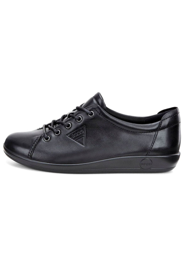 Halbschuhe ecco Halbschuhe Glattleder Schwarz/Schwarz