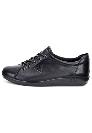 Halbschuhe ecco Halbschuhe Glattleder Schwarz/Schwarz