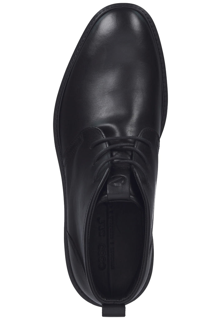 ecco Halbschuhe Leder Schwarz