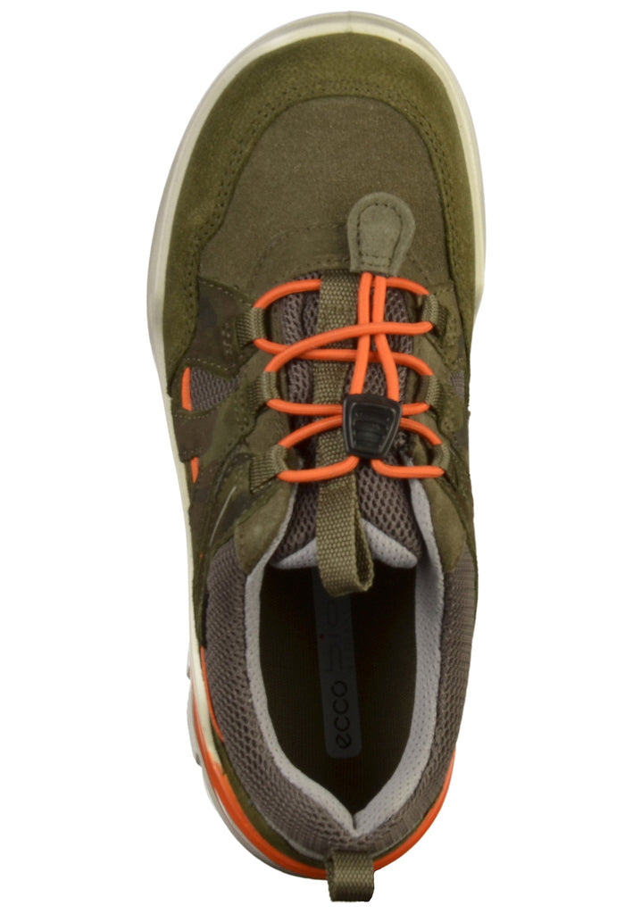 ecco Halbschuhe Leder/Textil Grün