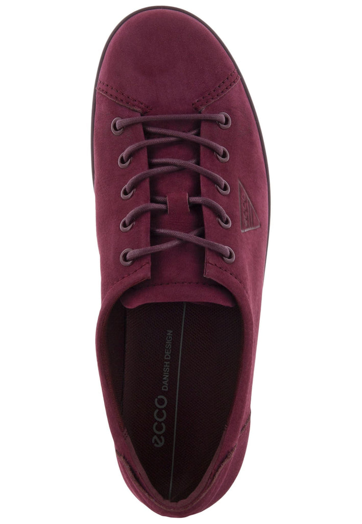 ecco Halbschuhe Nubukleder Bordeaux