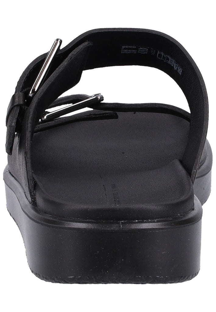 ecco Pantoletten Leder Schwarz