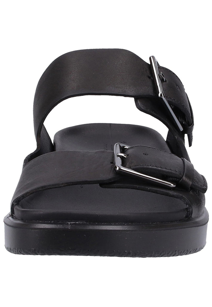 ecco Pantoletten Leder Schwarz