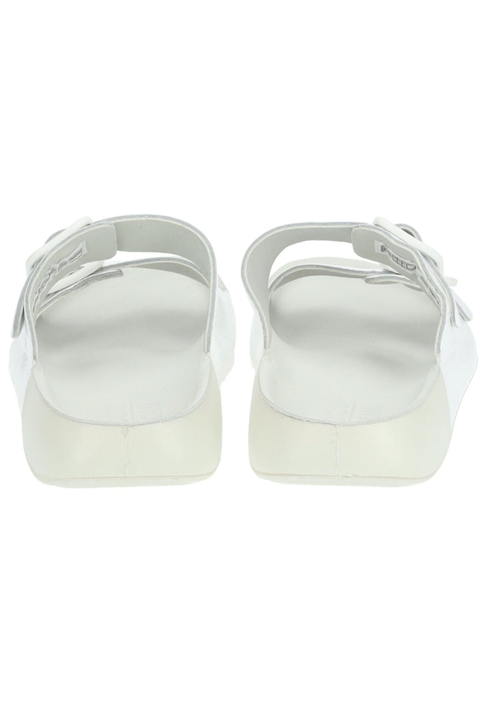 ecco Pantoletten Leder Weiß