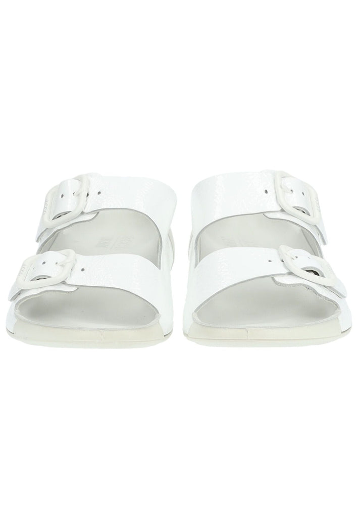 ecco Pantoletten Leder Weiß