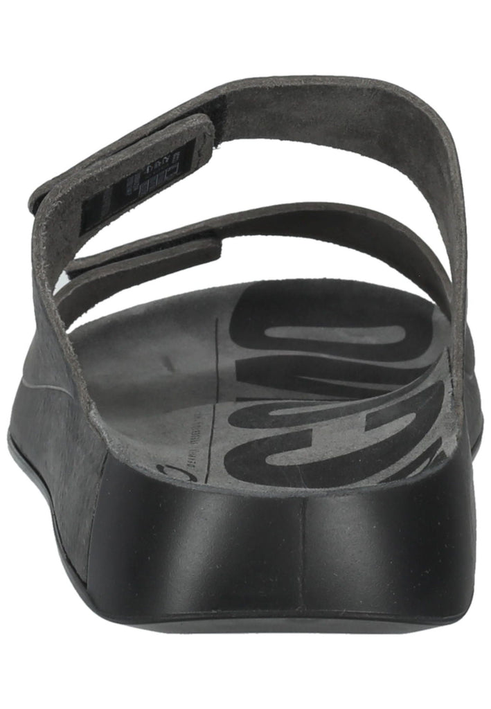 ecco Pantoletten Nubukleder Grau