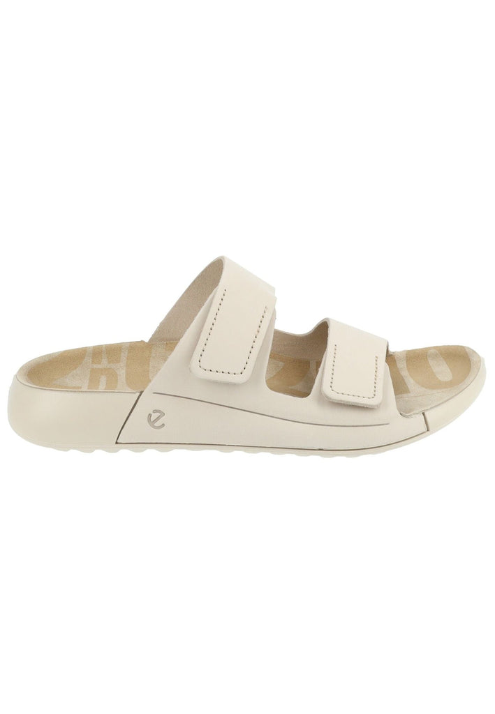 ecco Pantoletten Nubukleder Hellbeige