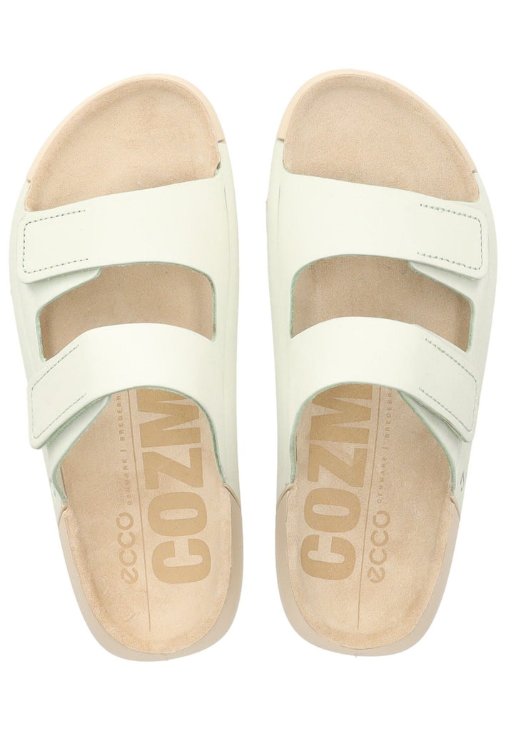 ecco Pantoletten Nubukleder Hellgrün