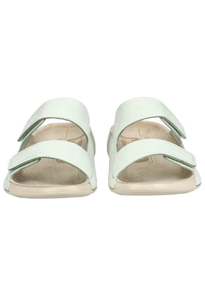 ecco Pantoletten Nubukleder Hellgrün