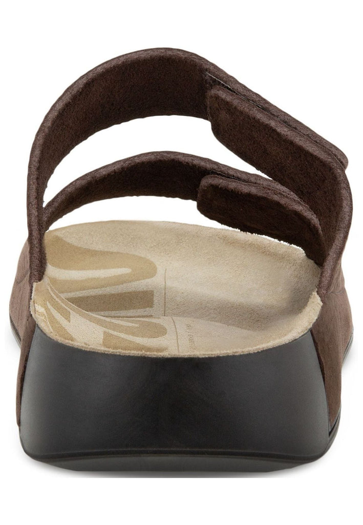 ecco Pantoletten Nubukleder Mocha