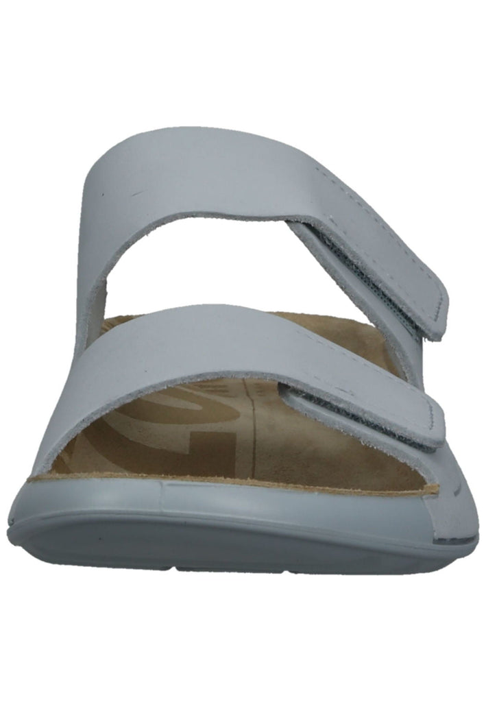 ecco Pantoletten Nubukleder Weiß