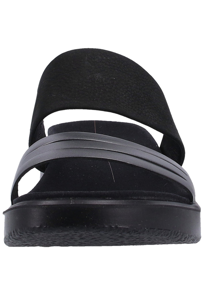 ecco Pantoletten Veloursleder Schwarz