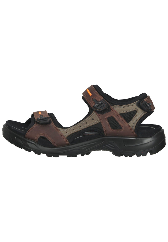 ecco Sandalen Nubukleder/Textil Braun