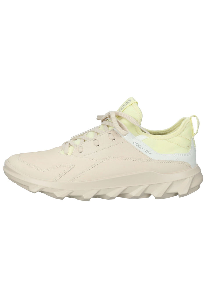 Sneaker ecco Sneaker Leder/Textil Beige/Gelb