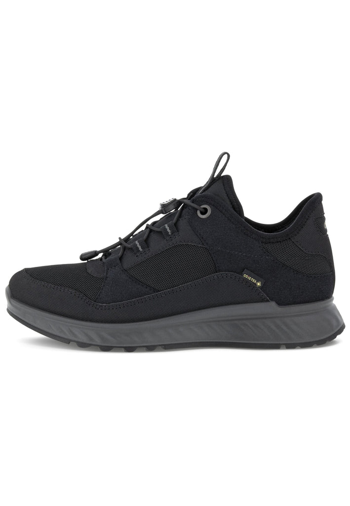 Sneaker ecco Sneaker Lederimitat Schwarz
