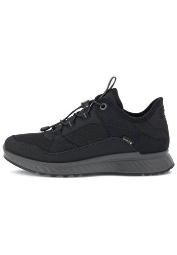 Sneaker ecco Sneaker Lederimitat Schwarz