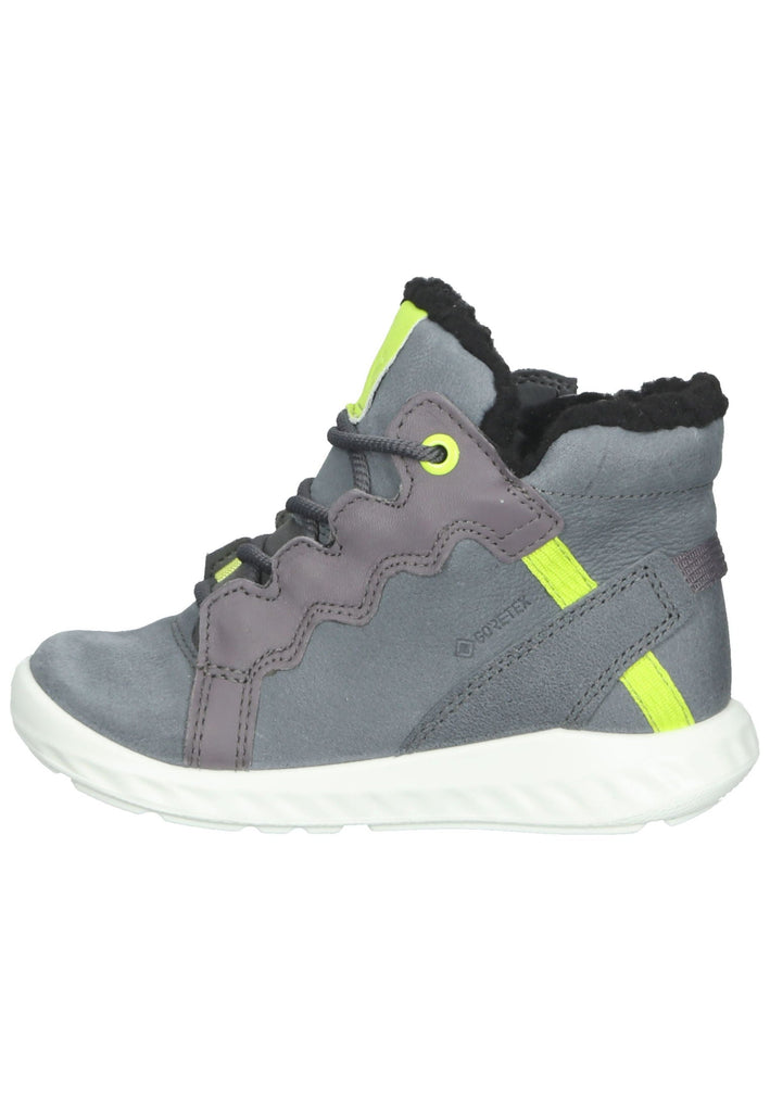 Sneaker ecco Sneaker Nubukleder Grau Warmfutter