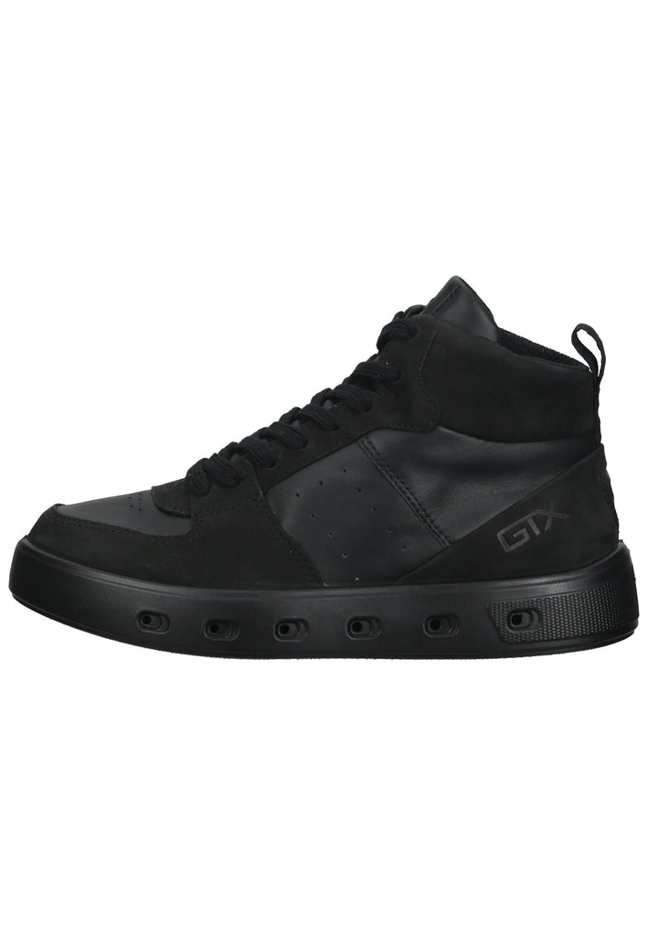 ecco Sneaker Glattleder Schwarz