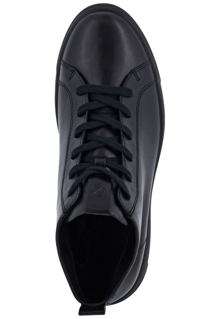 ecco Sneaker Glattleder Schwarz