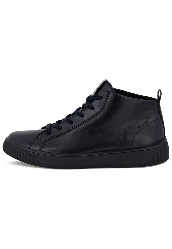 ecco Sneaker Glattleder Schwarz