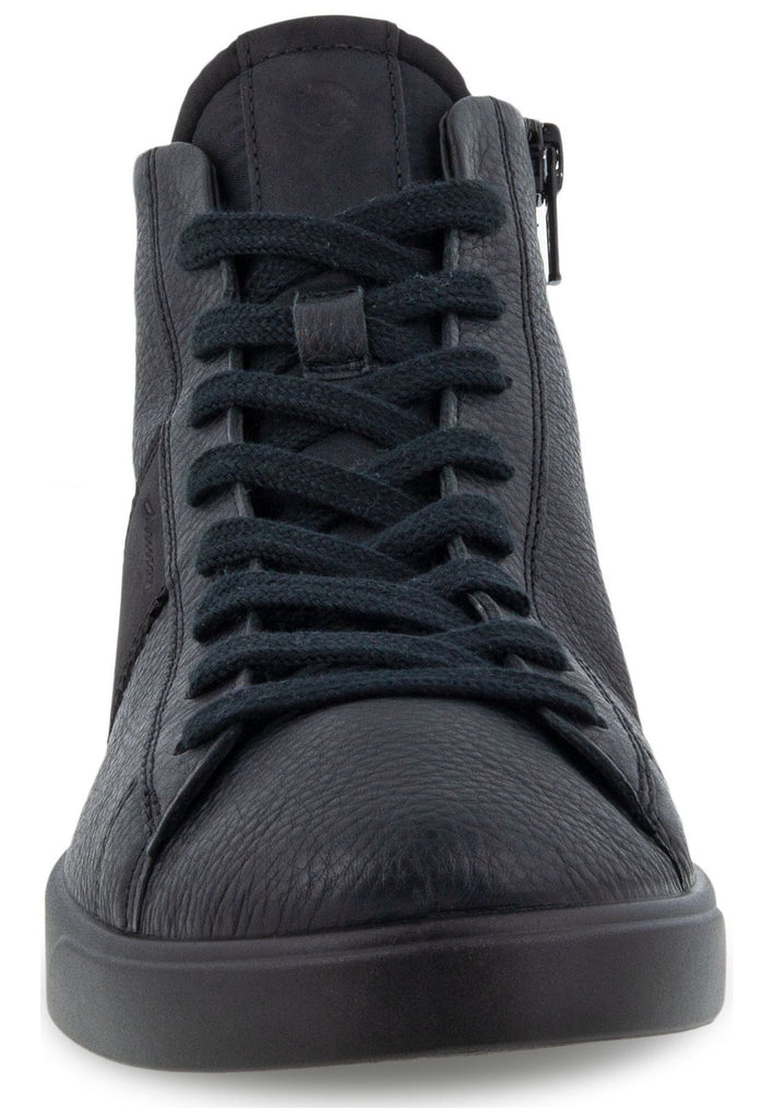 ecco Sneaker Glattleder Schwarz/Schwarz