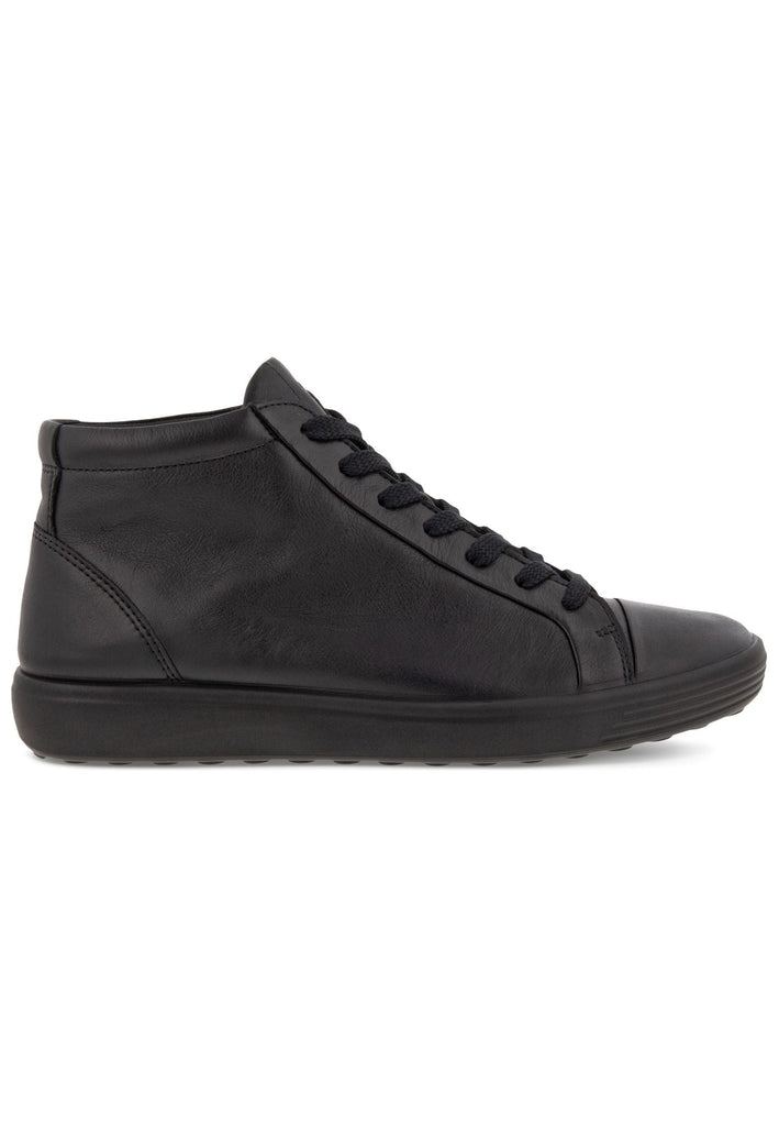 ecco Sneaker Glattleder Schwarz/Schwarz