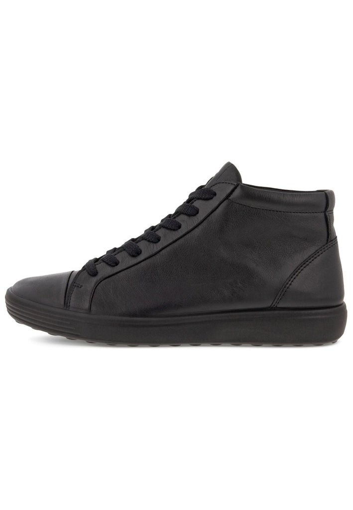 ecco Sneaker Glattleder Schwarz/Schwarz
