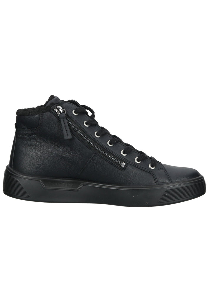 ecco Sneaker Glattleder Schwarz Warmfutter