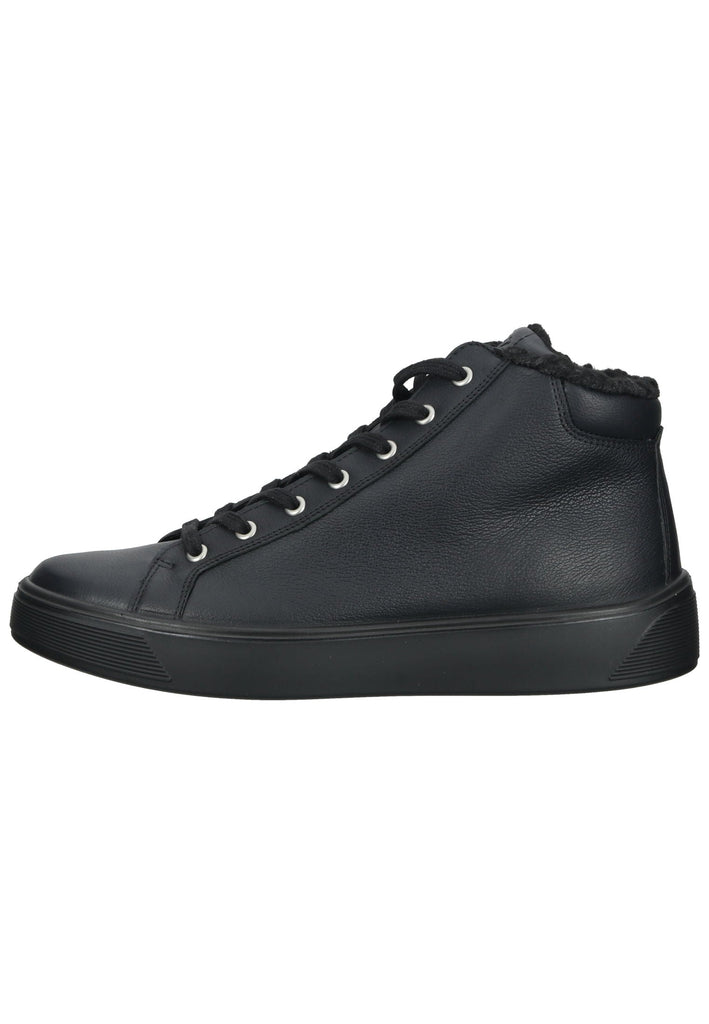 ecco Sneaker Glattleder Schwarz Warmfutter
