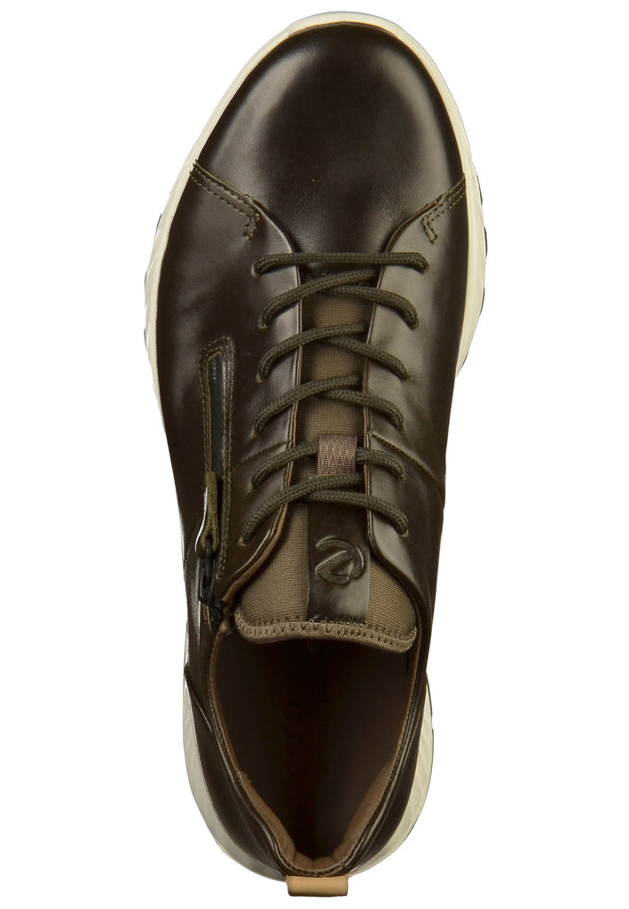 ecco Sneaker Leder Oliv