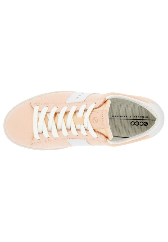 ecco Sneaker Leder Rosa/Weiß