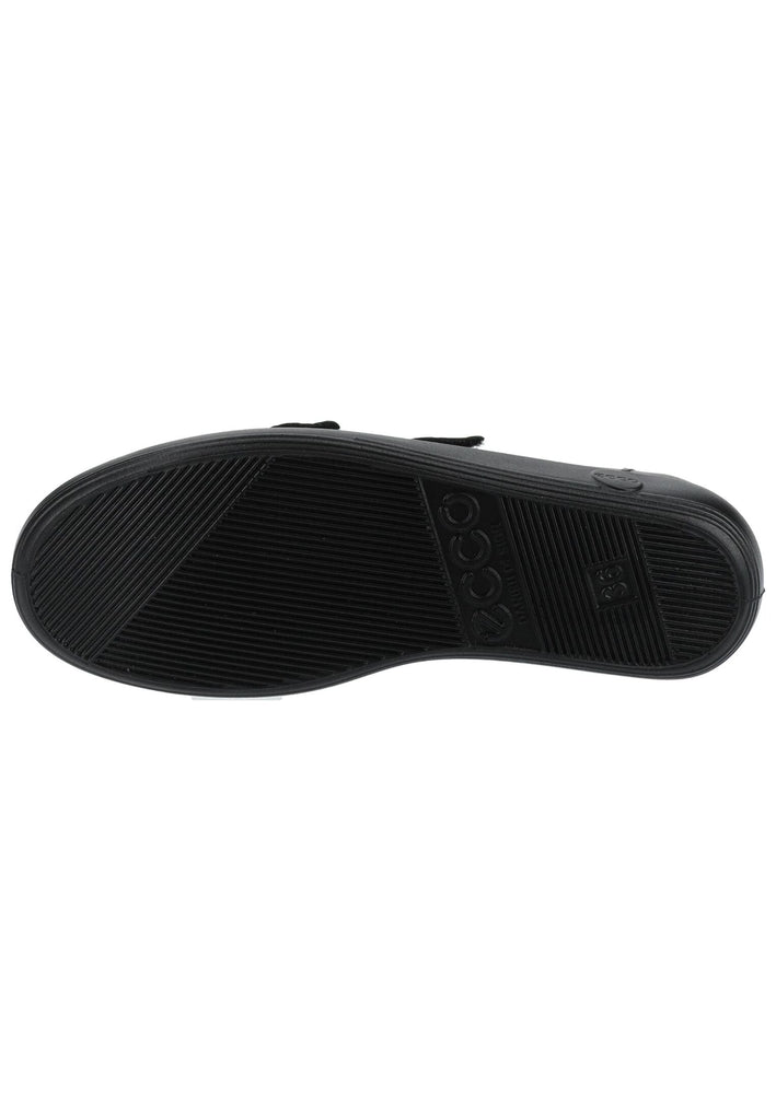 ecco Sneaker Leder Schwarz