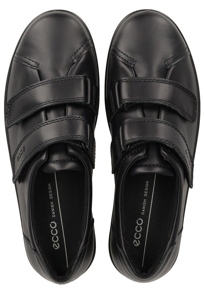 ecco Sneaker Leder Schwarz