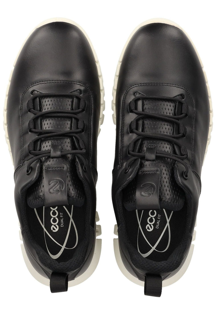 ecco Sneaker Leder Schwarz