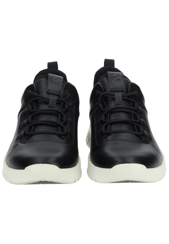 ecco Sneaker Leder Schwarz