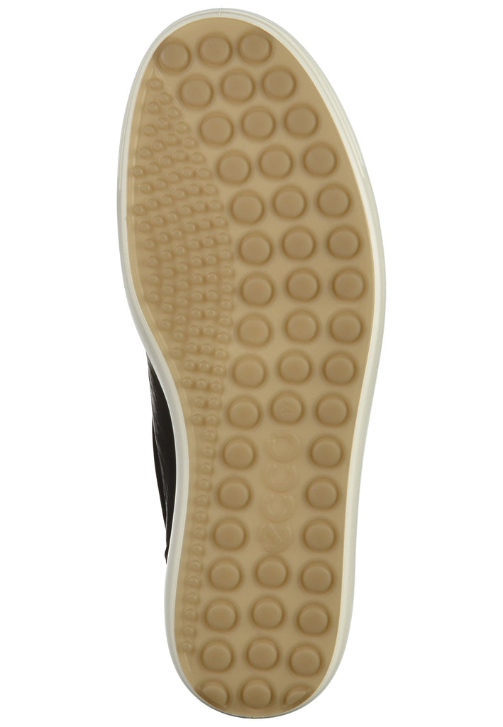 ecco Sneaker Leder Schwarz